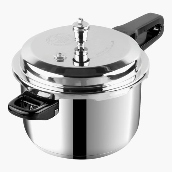VINOD Set of 2 18/8 Stainless Steel Pressure Cooker and Mini Pan Cooker
