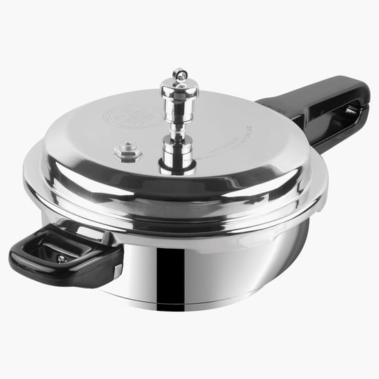 VINOD Set of 2 18/8 Stainless Steel Pressure Cooker and Mini Pan Cooker