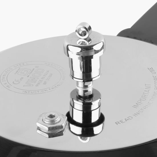 VINOD Set of 2 18/8 Stainless Steel Pressure Cooker and Mini Pan Cooker