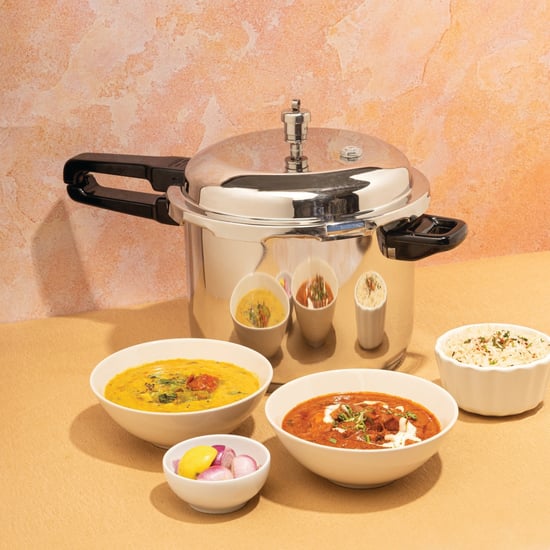 VINOD 18/8 Stainless Steel Pressure Cooker - 8L