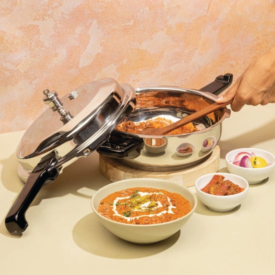 VINOD 18/8 Stainless Steel Pan Pressure Cooker - 2L