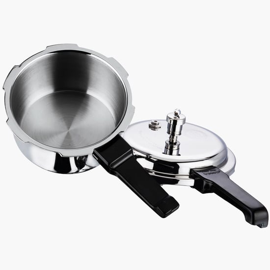 VINOD Platinum Triply Stainless Steel Pressure Cooker - 2L