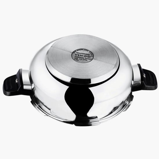 VINOD Magic 3Pcs 18/8 Stainless Steel Pressure Cooker - 5.5L