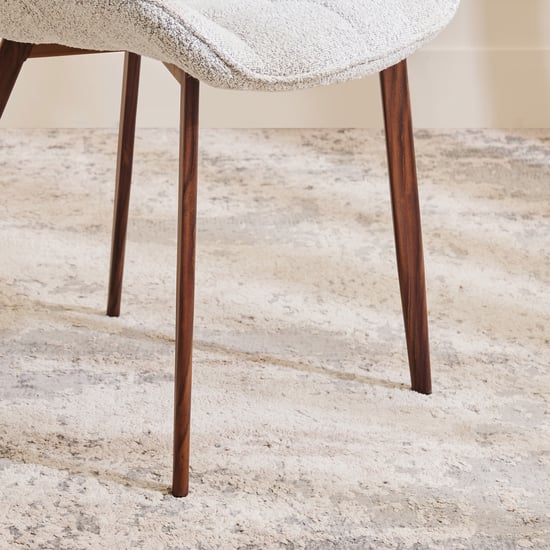 Leyton Set of 2 Fabric Dining Chairs - Beige