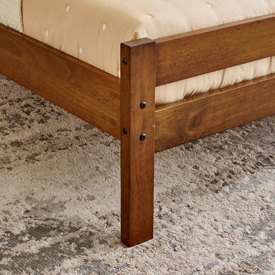 Helios Taylor Lyra Solid Wood Queen Bed