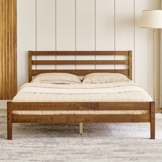 Helios Taylor Sarsar Solid Wood Queen Bed