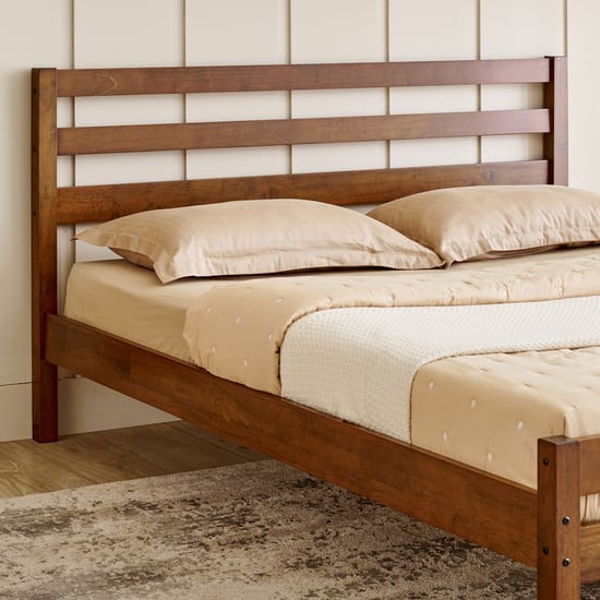 Helios Taylor Sarsar Solid Wood Queen Bed