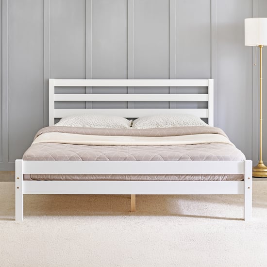 Helios Taylor Sarsar Solid Wood Queen Bed