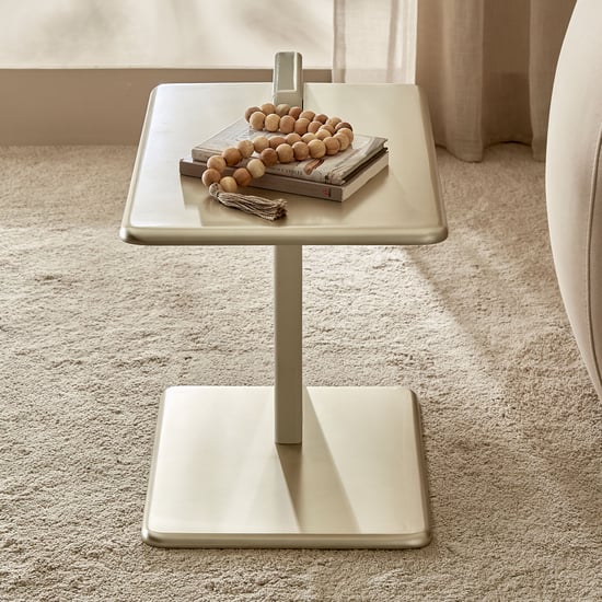 Homeshores End Table - Cream