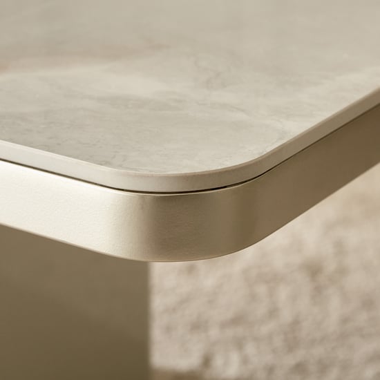 Homeshores Sintered Stone Coffee Table - Cream