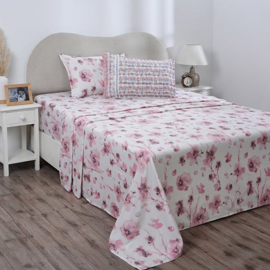 MASPAR Hermosa Cotton 300TC Printed 3Pcs King Bedsheet Set