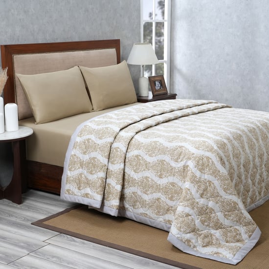 MASPAR Vintage Renaissance Cotton Printed Double Quilt