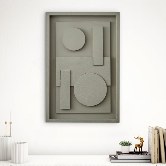 Debonair Grooved Wooden Geometric Picture Frame - 40x60cm