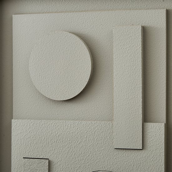 Debonair Grooved Wooden Geometric Picture Frame - 40x60cm