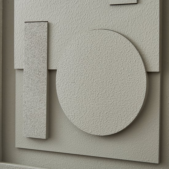 Debonair Grooved Wooden Geometric Picture Frame - 40x60cm