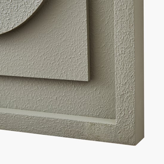 Debonair Grooved Wooden Geometric Picture Frame - 40x60cm