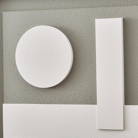 Debonair Grooved Wooden Geometric Picture Frame - 40x60cm