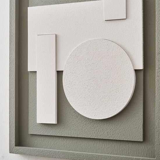 Debonair Grooved Wooden Geometric Picture Frame - 40x60cm