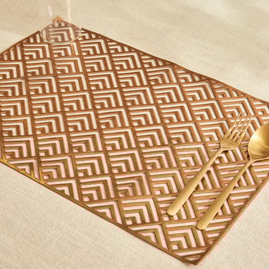Cinder PVC Geometric Placemat