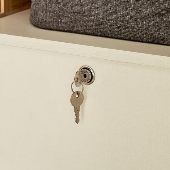 Homeshores 4-Door Wardrobe - Greige