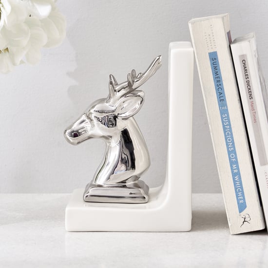 Corsica Brighton Ceramic Reindeer Bookend