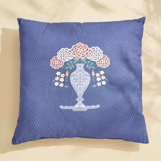 Amaya Vase Printed Filled Cushion - 40x40cm