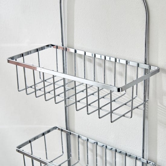 Orion Chester Metal 2-Tier Shower Caddy with Soap Holder