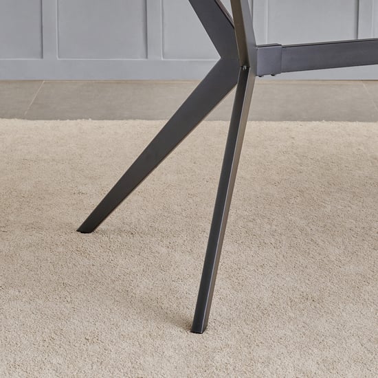 Rika Sintered Stone 6-Seater Dining Table - White