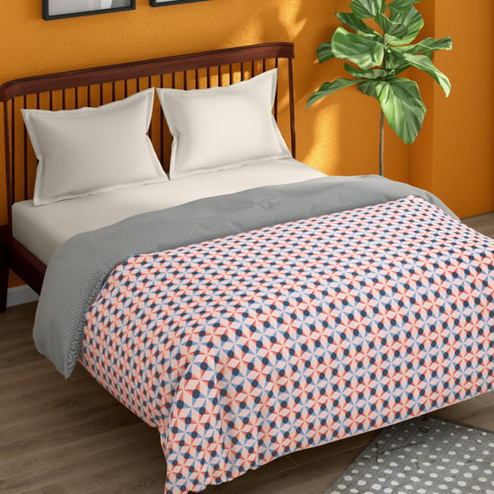 PORTICO Hashtag Cotton Printed Double Comforter