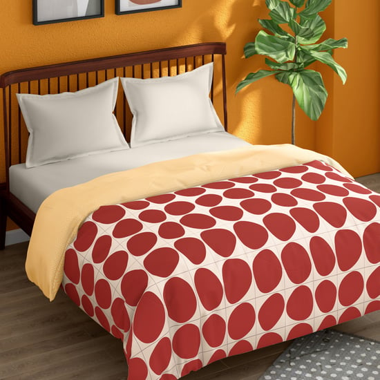 PORTICO Hashtag Cotton Printed Double Comforter