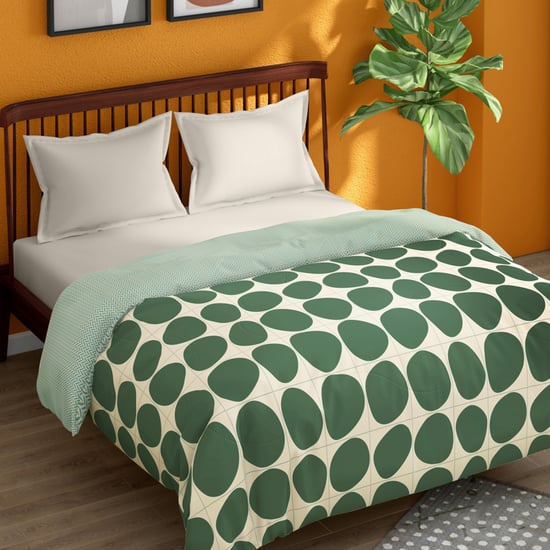 PORTICO Hashtag Cotton Printed Double Comforter