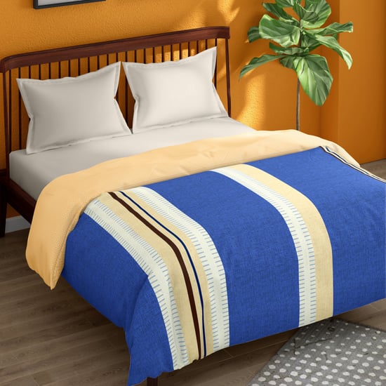 PORTICO Hashtag Cotton Striped Double Comforter