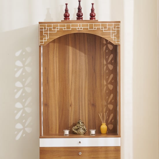 Helios Pooja Unit - Teak