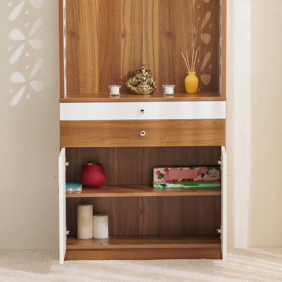 Helios Pooja Unit - Teak