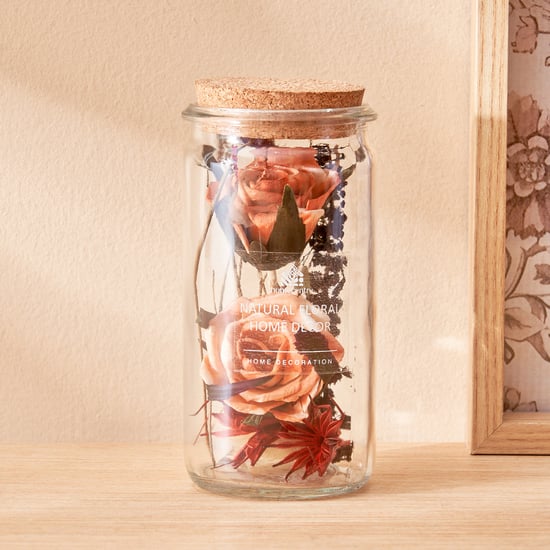 Corsica Axel Dried Flower Arrangement in Glass Jar