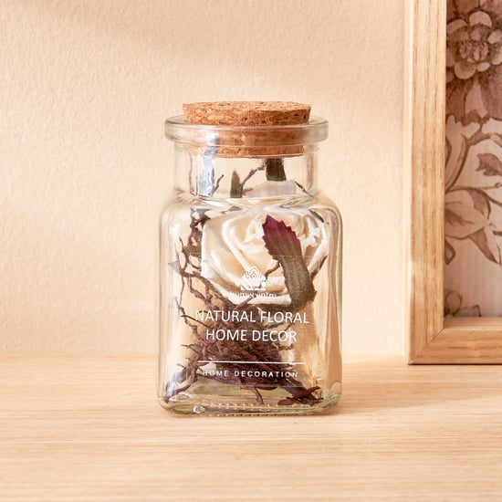 Corsica Axel Dried Flower Arrangement in Glass Jar