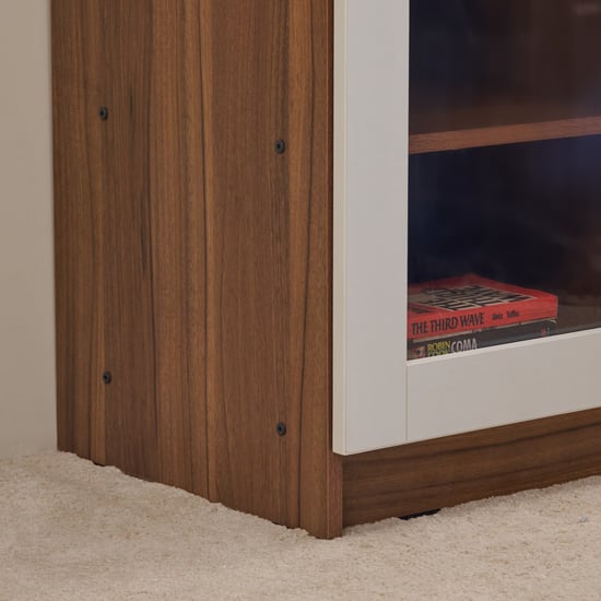 Helios Nolan 2-Door Book Cabinet - Teak