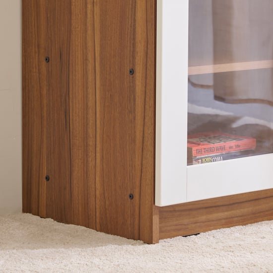 Helios Nolan 2-Door Book Cabinet - Teak