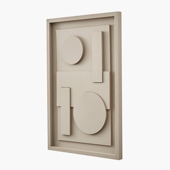 Debonair Grooved Wooden Geometric Picture Frame - 40x60cm