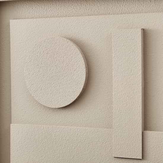 Debonair Grooved Wooden Geometric Picture Frame - 40x60cm