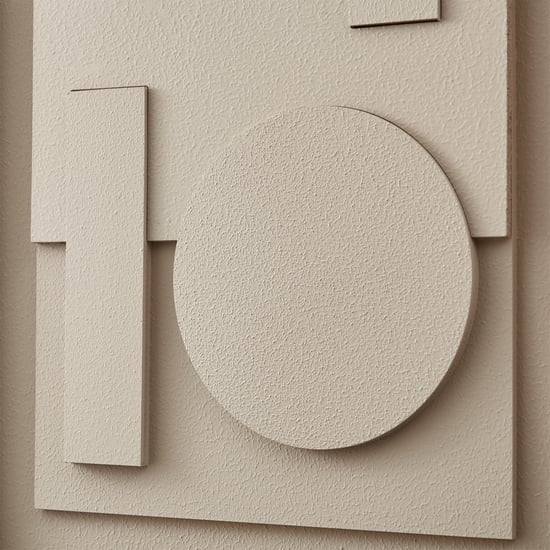 Debonair Grooved Wooden Geometric Picture Frame - 40x60cm