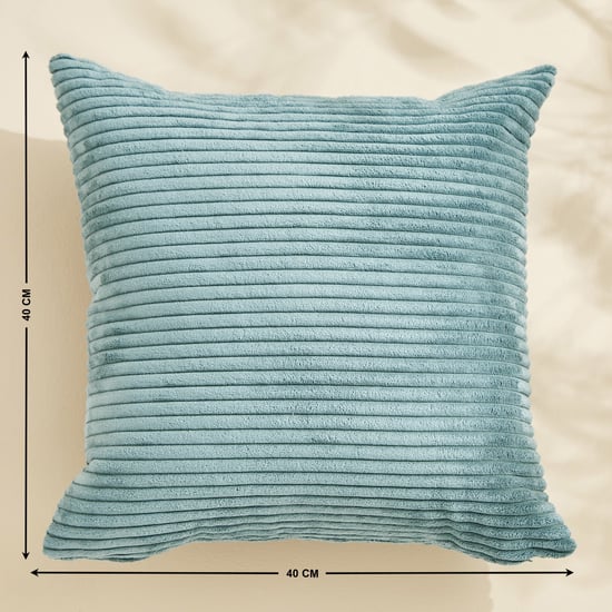 Corduroy Ribbed Filled Cushion - 40x40cm