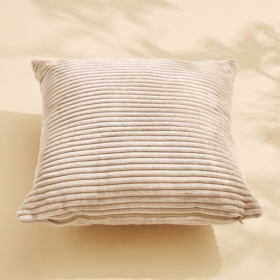 Corduroy Ribbed Filled Cushion - 40x40cm