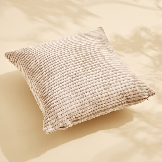 Corduroy Ribbed Filled Cushion - 40x40cm