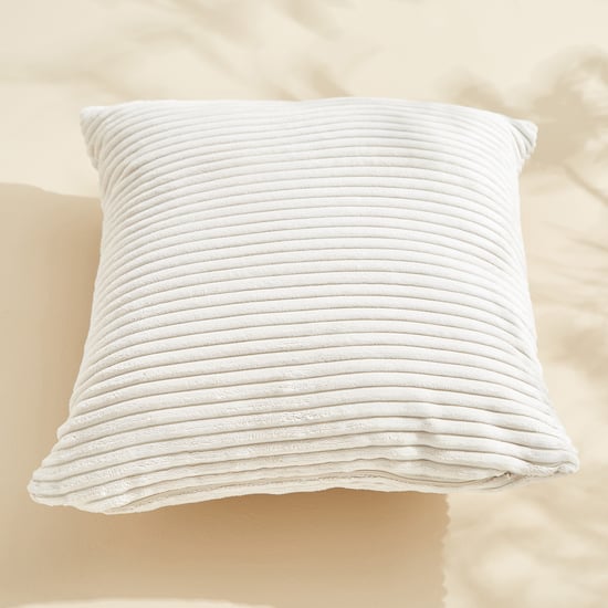 Corduroy Ribbed Filled Cushion - 40x40cm