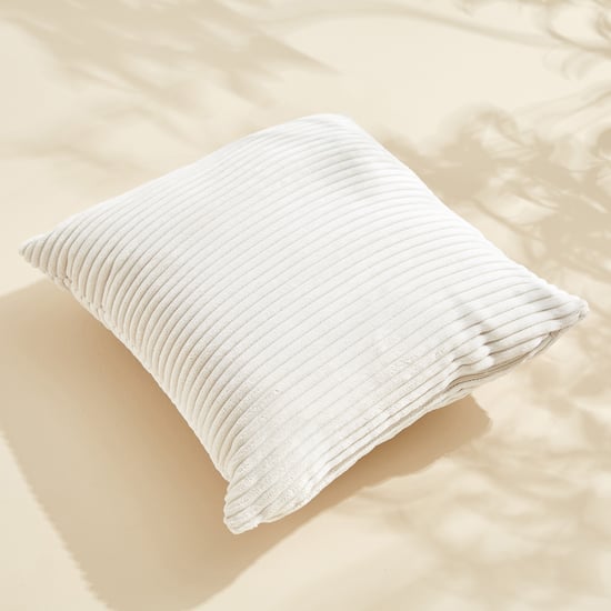 Corduroy Ribbed Filled Cushion - 40x40cm