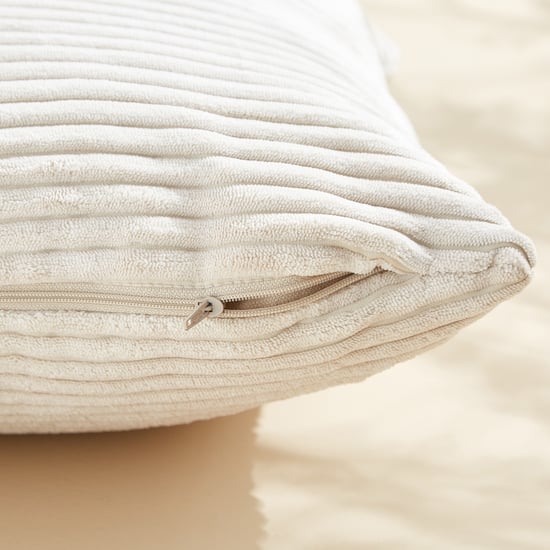 Corduroy Ribbed Filled Cushion - 40x40cm