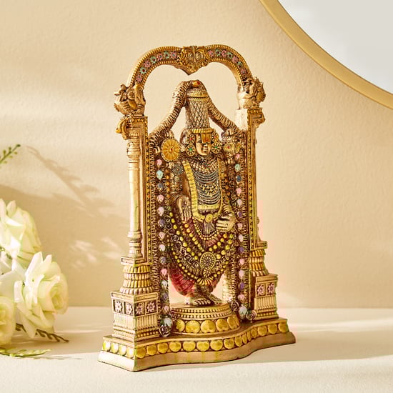 Corsica Mystic India Polyresin Tirupathi Balaji Figurine