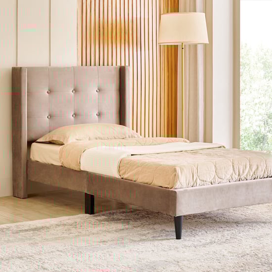 Helios Bravo Betty Single Bed - Brown