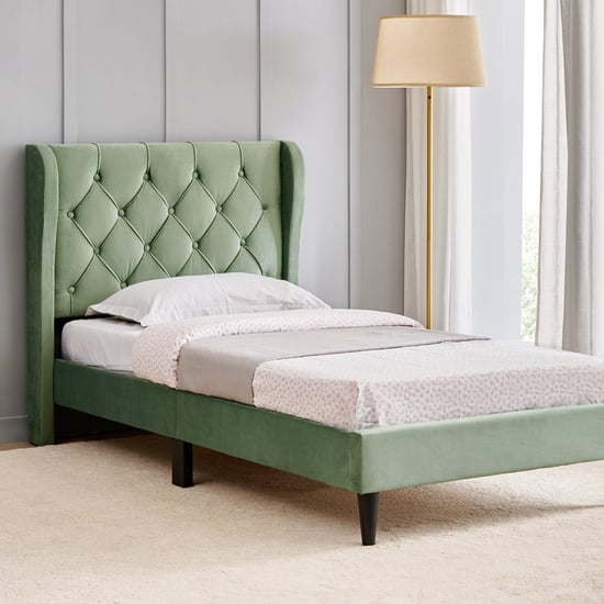 Helios Bravo Roxy Single Bed - Green
